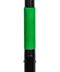Rugged Heavy Duty Digging Fork With Carbon Steel Head And Fiberglass Core, short handle, no-slip H-Grip for gardening tasks.