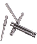 Solid S2 Alloy Steel 7-Piece Screwdriver Bits With Strong Magnetic Ball Heads Perfect For Electric Hand Drills And Professional Tool Kits In 1/4 Inch Hex Shank Design That Keeps Screws Locked Tight While You Work Hard. 65mm S2 bits, set of 7