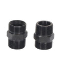 High Pressure Straight Hydraulic Fitting Adaptor Converts Metric Threads To Male Pipe Thread Connector Supports M14 M16 M18 M20 Sizes 1 8 1 4 Inch Ports black steel adapters