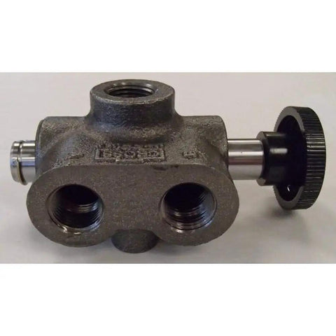 Two Way Hydraulic Single Selector Valve for Heavy Duty Performance, Handles Up To 2500 PSI, 20 GPM Flow, 1/2 Inch Work Ports, Flow Director Ready
