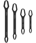 Self Tightening Multifunctional Wrench Set Four Piece Universal Wrenches 8 To 22 mm Chrome Vanadium Steel Built Tough