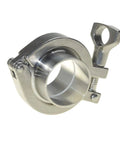 Beduan stainless steel tri-clamp to 3/4 in tube OD weld ferrule sanitary fitting with clamp and silicone gasket