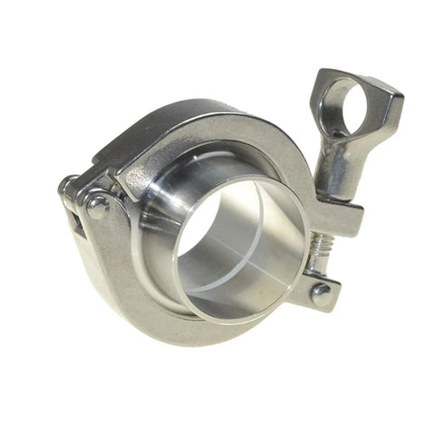 Beduan stainless steel tri-clamp to 3/4 in tube OD weld ferrule sanitary fitting with clamp and silicone gasket