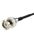BNC male connector of VHF UHF Ham Radio Antenna With Magnetic Base And BNC Male Connector Wide Frequency 20MHz To 1300MHz Includes 3m Cable