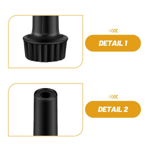 Nine Pack E26 Black Lamp Switch Knob Replacement Parts For Table Floor Lamps Fix Broken Turn Knobs Easy DIY Home Lighting Repair Kit With Ample Variety, black plastic detail view