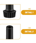 Stylish 9 Pack Black Lamp Switch Knobs Perfect For E26 Fix Broken Control Parts Make Your Bedroom Or Living Room Chill And Cozy With Super Easy Easy Replacement And Quick Install Upgrade Your Home Vibe Today. black plastic lamp switch knob detail