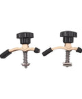 Two Pack Quick Release T Slot Hold Down Clamps For CNC Routers No Hassle Adjustable Height And Multi Angle Pivot Fits Standard T Slots Easy Setup