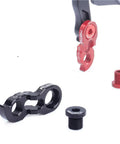 Beefed Up Rear Derailleur Hanger Extender For Mountain And Road Bikes With M10 Screw Ultralight Aluminum 7075 in Red and Black