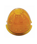 Watermelon Flush Mount Cab Light Kit With Low Profile Bezel 17 LED Dual Function Amber LED And Amber Lens Epoxy Coated Easy Install