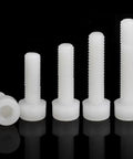Kickass PTFE Hex Socket Cap Head Screw Assortment Kit M3 M4 M5 M6 M8 M10 M12 DIN912 Standard white hex bolts