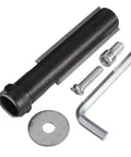 Grinder Conversion Kit Drum Polisher Attachment For M10 And M14 Angle Grinders With Protective Cover And Shaft Converts To 120mm By 100mm By 19mm Polisher components.