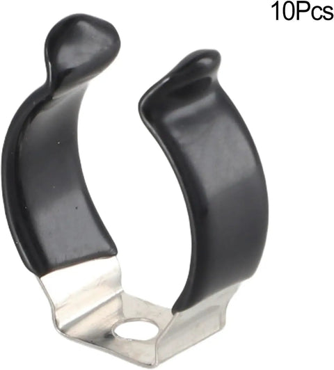 Heavy Duty Spring Clips For Tool Storage Narrow Base Pipe Clamps For Brooms Brushes Rakes And More 20mm To 30mm Quick Grip