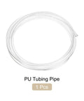 Clear PU Tubing 6mm By 4mm Pneumatic Air Line Hose 6.6Ft 2M Flexible shown in a coil