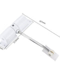 Heavy Duty Automatic Door Closer With Concealed Mount Built To Last Self Closing Action Adjustable Damper Aluminum Alloy Spring Stopper Suitable For Office Home Garage White Finish