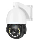 Top Notch 4K Ip Ptz Security Camera With 30X Optical Zoom Crisp Night Vision on wall mount with night vision LEDs.