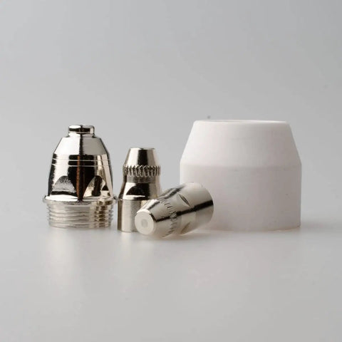 Pro Grade Plasma Cutter Nozzle Electrodes Consumables Kit With 1.5 Tip For 80 Amp 45 Pieces Durable Wear Resistant Parts