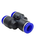 Top Tier 100 Pcs Pneumatic Push To Connect Fitting Kit For Y W Shaped Air Water Oil Hose Connections Easy Install Durable Connector Range 4 To 16mm Perfect DIY Projects And Industrial Replacements, 3-way nylon fitting