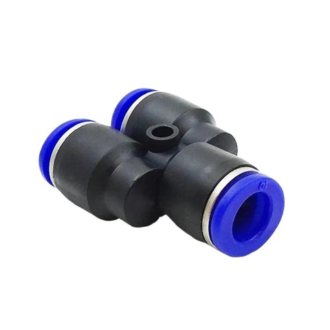 Top Tier 100 Pcs Pneumatic Push To Connect Fitting Kit For Y W Shaped Air Water Oil Hose Connections Easy Install Durable Connector Range 4 To 16mm Perfect DIY Projects And Industrial Replacements, 3-way nylon fitting