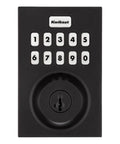 620 Z-Wave Smart Lock Deadbolt With Keyless Entry And Illuminated Keypad, Works With Ring Alarm, Matte Black Finish