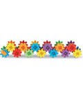 Colorful gear pieces from Learning Resources Gears Starter Building Set For STEM Activities And Fine Motor Skill Development