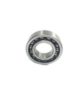 Top Shelf 6902 High Temperature Bearing With Solid Cast Iron Housing And Thermal Resistant Design For Heavy Duty Industrial Gear Delivering Bang For Your Buck Performance Up To 500 Degrees Celsius, close-up of circular bearing.