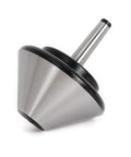 MT2 Lathe Bull Nose Live Center 5 Inch 120mm Morse Taper No 2 75 Degree Heavy Duty Alloy Steel Shaft With Triple Ball Bearings