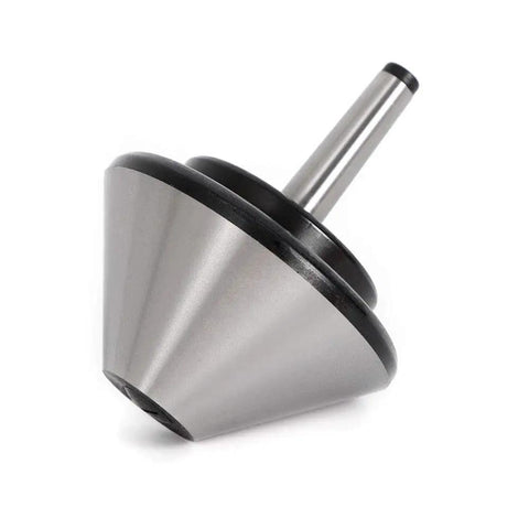 MT2 Lathe Bull Nose Live Center 5 Inch 120mm Morse Taper No 2 75 Degree Heavy Duty Alloy Steel Shaft With Triple Ball Bearings