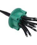 12 Head Flexible Noodle Sprinkler System For Gardens And Lawns ABS Plastic With Leak Proof Joints Water Saving Irrigation