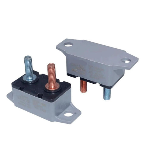 Heavy Duty 12Volt Auto Reset Stud Mount Circuit Breaker Waterproof Overcurrent Protector For Cars And Trucks Rock Solid 40A 50A close-up view