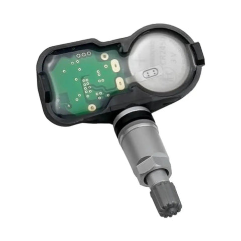 Premium Direct Fit TPMS Tire Pressure Sensor 4260704010 for Toyota Sequoia showing internal circuitry and sensor valve.