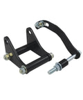 Complete Beefed Up All In One Semi Gloss Black Steel V Belt 2 Groove Long Water Pump LWP Crank Pulleys Kit Brackets SBC Chevy