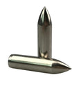 Glue On Field Points For Archery 12 Pack Stainless Steel Tips For 6mm Wooden Bamboo Arrows 7mm OD 6mm ID 1.181 Inch Long 54 Grain