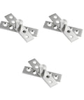Three Piece 360 Degree Rotating Door Hinges Center Pivot Set for Easy Install Durable Painted Finish Smooth Operation Includes Hardware Ideal for Interior Doors and Home Renovations