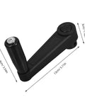 ifundom Nylon Rotating Crank Handle Set, ergonomic swivel handwheel dimensions 13cm x 9cm with textured grip for milling machine use.