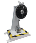 Rock Solid Bench Top Pendulum Impact Tester For Metal Steel Analyzing Toughness And Impact Resistance with black dial indicator.