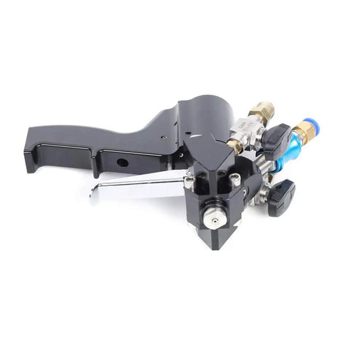 Heavy Duty PU Foam Spray Gun With Air Purge And Slick Self Cleaning Point Zero Zero Four Nozzle for easy spray application.