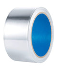 Aluminum foil duct tape roll, 2 in x 13 yd, silver with blue core