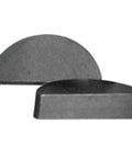 Two semi-circular woodruff keys from 80 Piece Woodruff Key Assortment Metric Set With Eight Popular Sizes In A Resealable Case Built For Quick Repairs And Shop Flexibility For The Pro Hobbyist.