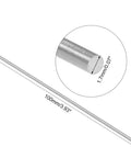 uxcell 20pcs round steel HSS lathe bars, 1.7 mm diameter x 100 mm length