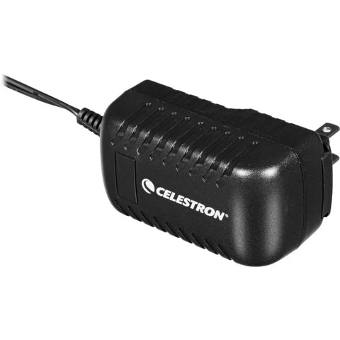 Power Up Your Computerized Telescope With a 2 Amp AC Adapter, Universal US UK EU AU Plugs, Indoor Outdoor Ready, Black