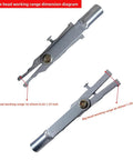 Double Headed Internal Bearing Puller With Slide Hammer showing dimension ranges for 16-35mm and 26-45mm bearings.