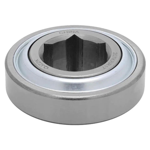 Two Pack Agricultural Ball Bearings 207KRR17 With 1.25 Inch Hex Bore And 1.44 Inch Inner Diameter Plus 2.83 Inch Outer Diameter Heavy Duty Replacement Parts Built Tough To Crush The Grind On Farms And Ranches Daily