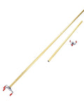 Smoke Detector Removal Tool Heavy Duty Aluminum Pole Extendable Reach Stick with ABS head and metal couplings for high ceilings.