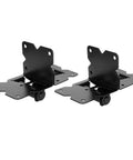 Complete Gate Hinge Kit For Fence Garden Door And Window Hardware Locks with black metal brackets and hinge set
