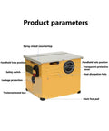 Game Changing Heavy Duty Mini Table Saw With Dust Free Build And Beefy 2300 Watt Motor Spinning At 4900 Rpm showing product features and design.