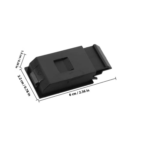 4 Pack Plastic RV Door Latches No Hassle For Cabinets And Distribution Boxes Rectangular Slide Locks With Easy Install Sleek Modern Design