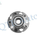 Front view of Set Of 2 Plug N Play Rear Wheel Hub Bearing Assemblies Replacement For Honda CRV 2007 2011 L4 2.4L And Acura RDX