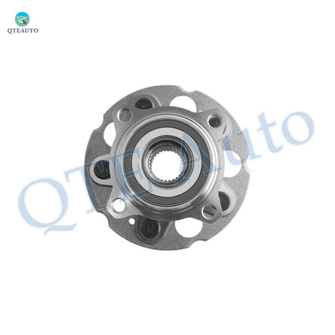 Front view of Set Of 2 Plug N Play Rear Wheel Hub Bearing Assemblies Replacement For Honda CRV 2007 2011 L4 2.4L And Acura RDX