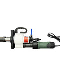 Heavy Duty Electric Pipe Bevellers With Internal Expanding Chuck For 2.56 To 6.26 Inch Tubing 1500W angled view showing motor and chuck.