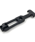 Creatyi 6.3-inch rubber flexible T-handle draw latch, black plastic for tool boxes